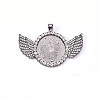 Alloy Pendant Cabochon Settings LS-PALLOY-S107-003A-B-RS-1