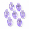 Transparent Spray Painted Glass Pendants GLAA-S190-016A-02-2