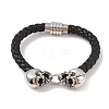 Braided Microfiber Leather Cord Bracelets BJEW-B096-19E-1