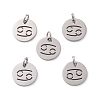 304 Stainless Steel Charms STAS-Q201-T445-4S-3
