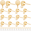 Brass Stud Earring Findings KK-CN0003-42G-1