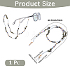 1Pc Polymer Clay with Alloy and Crystal Neck Strap for Eyeglasses AJEW-CN0005-04E-2
