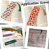 DIY Bookmark Making Kits. with Transparent Acrylic & Polyester Tassel Decoration DIY-SP0001-92A-6