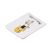 Rectangle Paper Hair Clip Display Cards CDIS-C004-03I-4