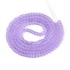 Baking Paint Transparent Glass Bead Strands X-GLAA-S031-4mm-25-2