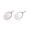 Tarnish Resistant 304 Stainless Steel Leverback Earring Findings LS-X-STAS-E474-08P-2