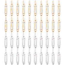 CRASPIRE 40Pcs 2 Colors Zinc Alloy Hair Pin PHAR-CP0001-09