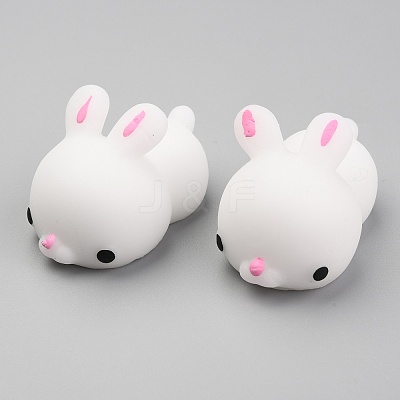 Rabbit Shape Stress Toy X-AJEW-H125-08-1