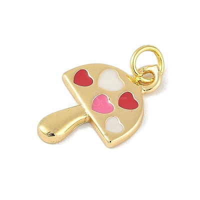 Brass Enamel Pendants KK-B114-17G-01-1