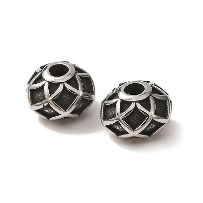 304 Stainless Steel Beads SA-CBA9DCB-20AS-1