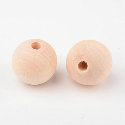Unfinished Wood Beads WOOD-X0003-01A-LF-1