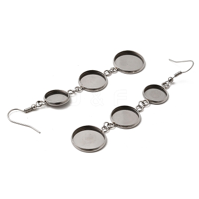 Non-Tarnish 304 Stainless Steel Earring Hooks STAS-L311-01P-1