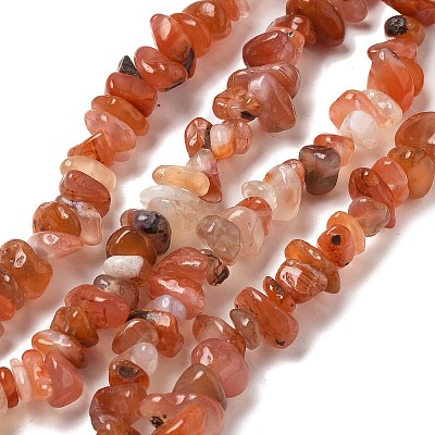 Natural Agate Chip Bead Strands G-M205-47-1