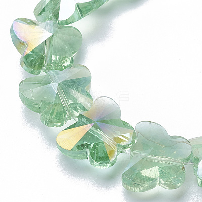 Electroplate Glass Beads EGLA-Q091-14mm-B12-1