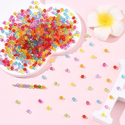 1000Pcs Transparent Acrylic Beads TACR-YW0003-44-1
