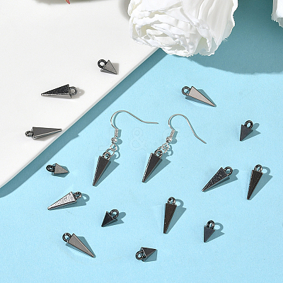 100Pcs 2 Styles Alloy Pendants FIND-SC0019-86B-1