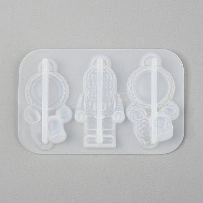 DIY Spaceman Silicone Pendant Molds X-DIY-P006-27-1