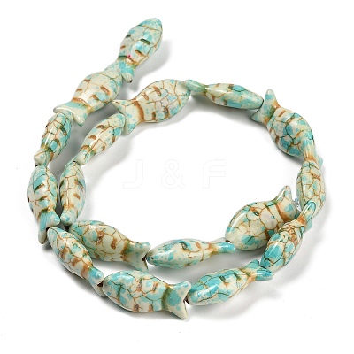 Synthetic Turquoise Beads Strands X-TURQ-F019-01I-1