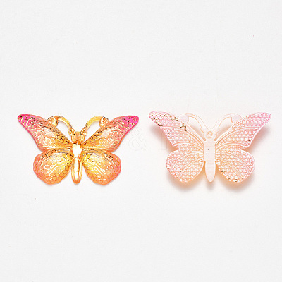 Transparent Acrylic Pendants TACR-R140-08C-1