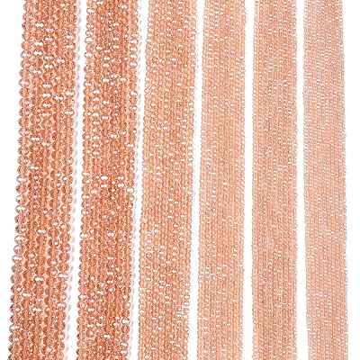 Electroplate Glass Beads Strands EGLA-A044-T3mm-A21-1