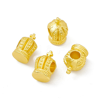 Rack Plating Alloy European Beads FIND-G045-66MG-1