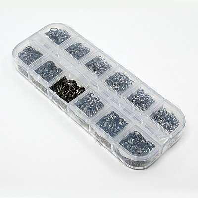 1 Box Iron Open Jump Rings IFIN-X0005-B-B-1