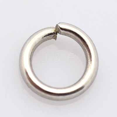 Tarnish Resistant 304 Stainless Steel Open Jump Rings A-STAS-E067-08-6mm-1