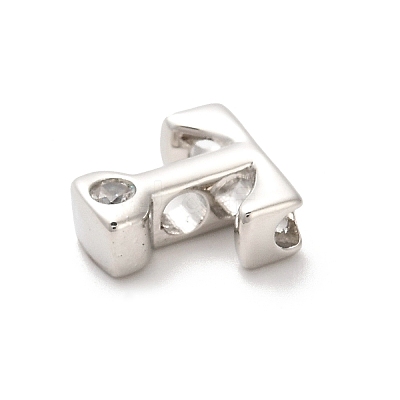 Rack Plating Brass Cubic Zirconia Beads KK-L210-008P-T-1
