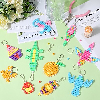 DIY Animal Keychain Making Kit DIY-SC0023-68-1