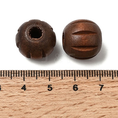 Wood European Beads WOOD-A026-01B-1