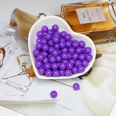 Opaque Acrylic Beads LS-OACR-SZC0001-02C-12-1
