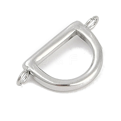 304 Stainless Steel Letter Connector Charms STAS-M108-01P-04-1