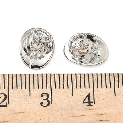 Brass Micro Pave Cubic Zirconia Pendants KK-Z120-20P-1