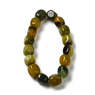 Natural Agate Beads Strands G-H295-A01-15-1