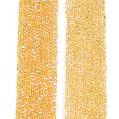 Electroplate Glass Beads Strands LS-EGLA-A044-T2mm-L03-1