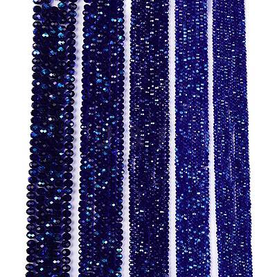 Electroplate Glass Beads Strands EGLA-A044-T3mm-L06-1