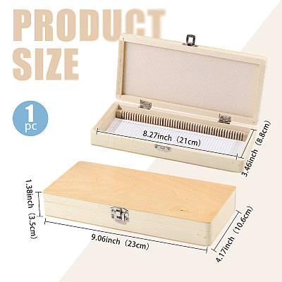 1Pc Iron Wood Storage Boxes CON-CA0001-031-1
