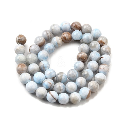 Natural Striped Stone Beads Strands G-D315-A01-01-12mm-1