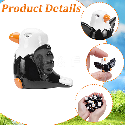 20Pcs Resin Eagle Display Decorations DJEW-SP0001-41-1