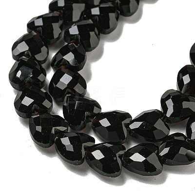 Natural Obsidian Beads Strands G-P544-E02-01-1