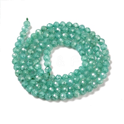 Cubic Zirconia Bead Strands ZIRC-C006-01B-03-1