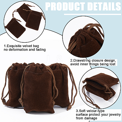 Velvet Jewelry Drawstring Gift Bags ABAG-BBC0001-10A-03-1