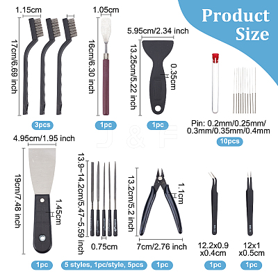Stainless Steel & Iron 3D Printer Kit TOOL-OC0002-12-1
