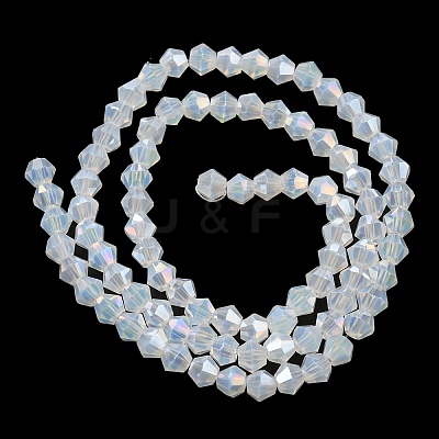 Imitation Jade Electroplate Glass Beads Strands EGLA-A039-J4mm-B05-1