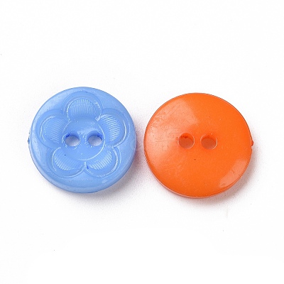 Acrylic Sewing Buttons for Clothes Design BUTT-E083-F-M-1