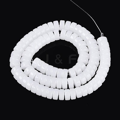 Imitation Jade Glass Beads Strands GLAA-N026-3x6mm-J01-1