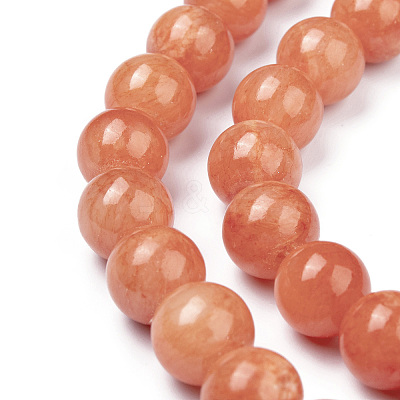 Natural Mashan Jade Beads Strands DJAD-8D-18-2-1