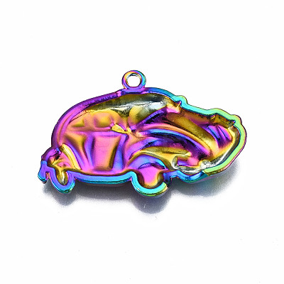 Rainbow Color Alloy Pendants PALLOY-N163-123-NR-1