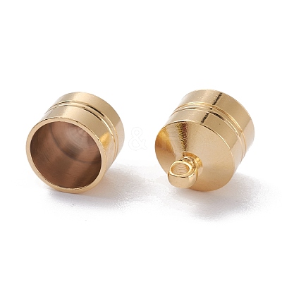 Brass Cord Ends KK-D002-05G-1