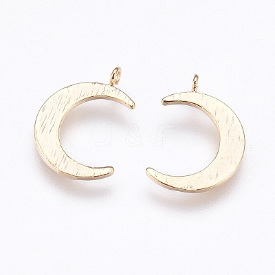 Brass Pendants X-KK-T016-48G-1